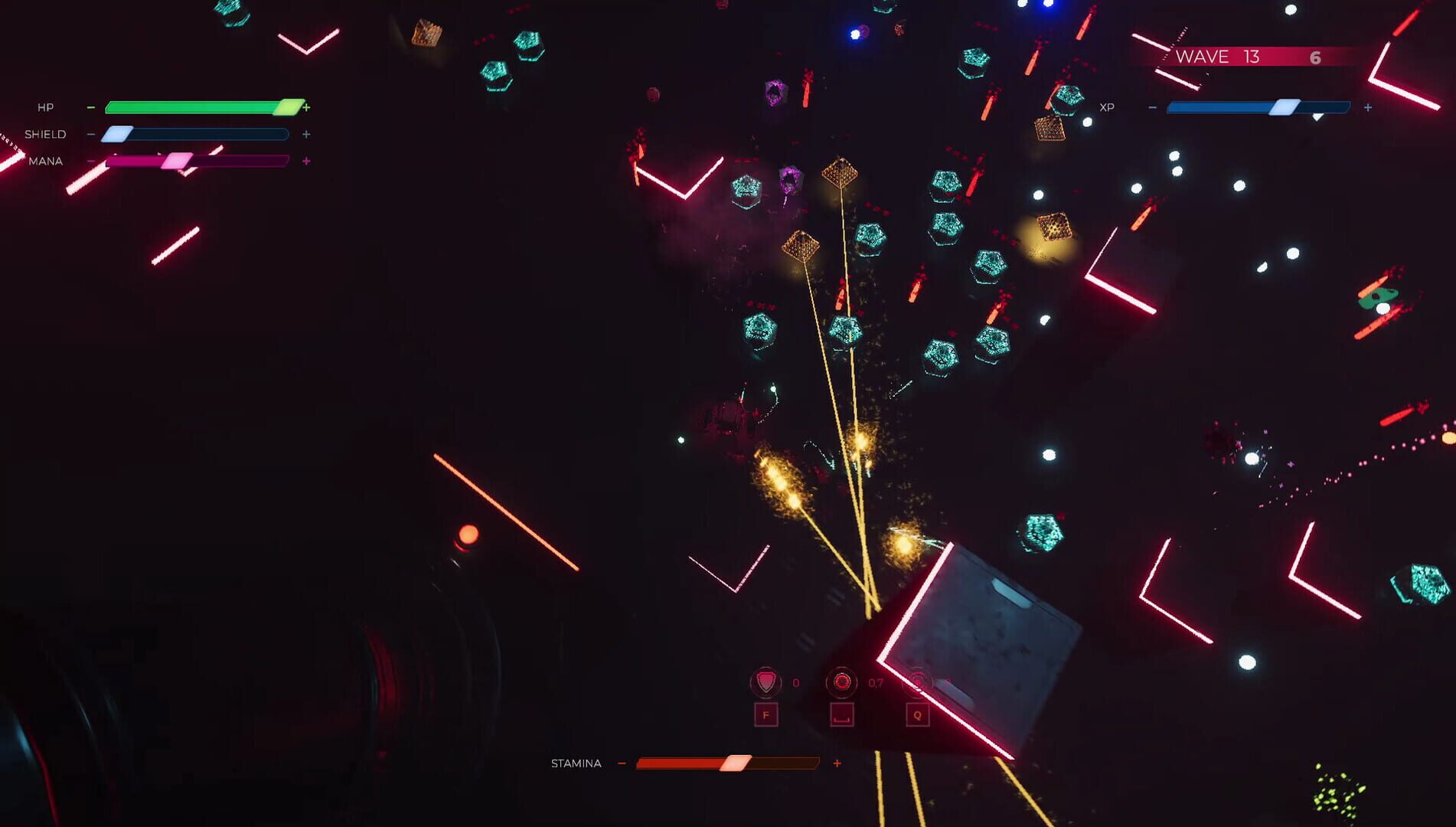 Hexagon Survivors - Screenshot