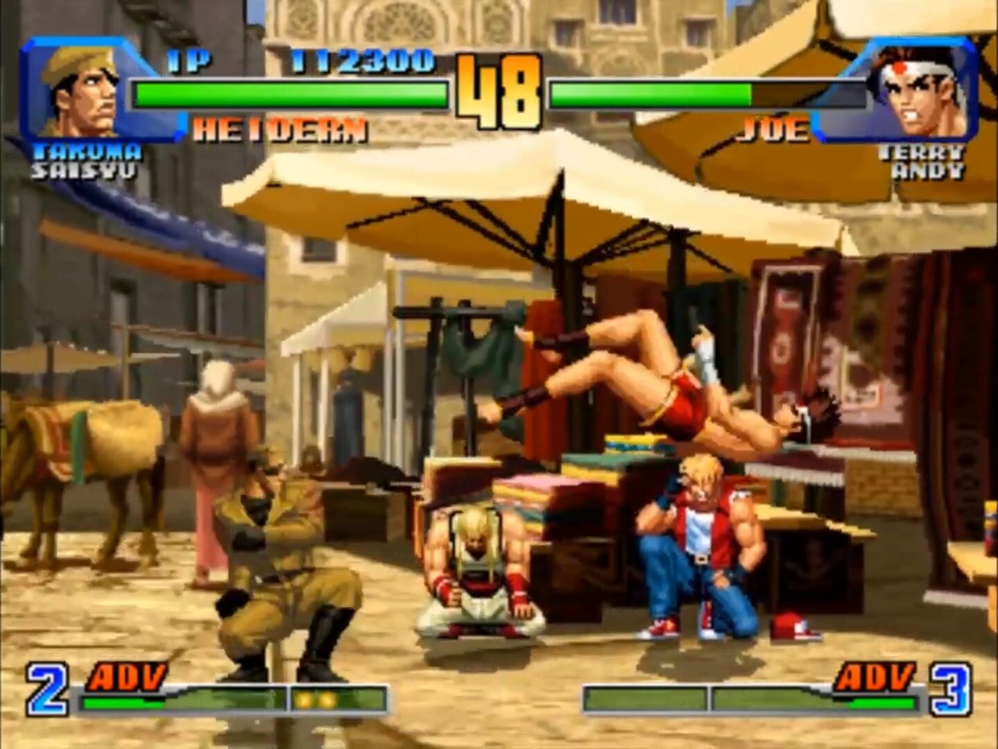 Captura de pantalla - The King of Fighters: Dream Match 1999