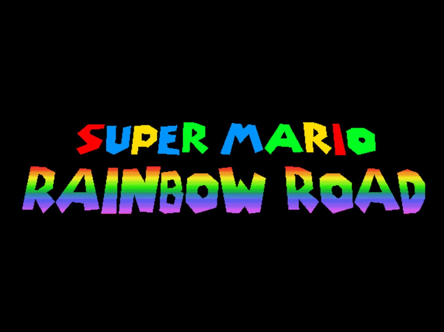 Captura de pantalla - Super Mario Rainbow Road