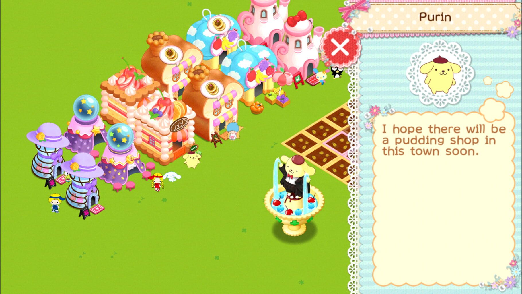 Captura de pantalla - Hello Kitty Kawaii Town