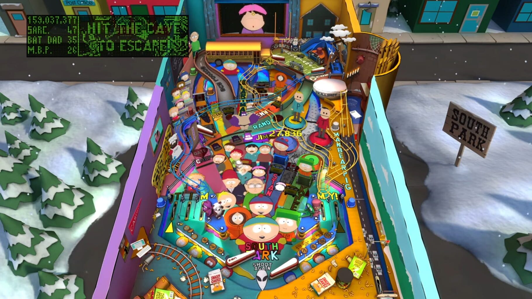 Captura de pantalla - Pinball FX2: South Park