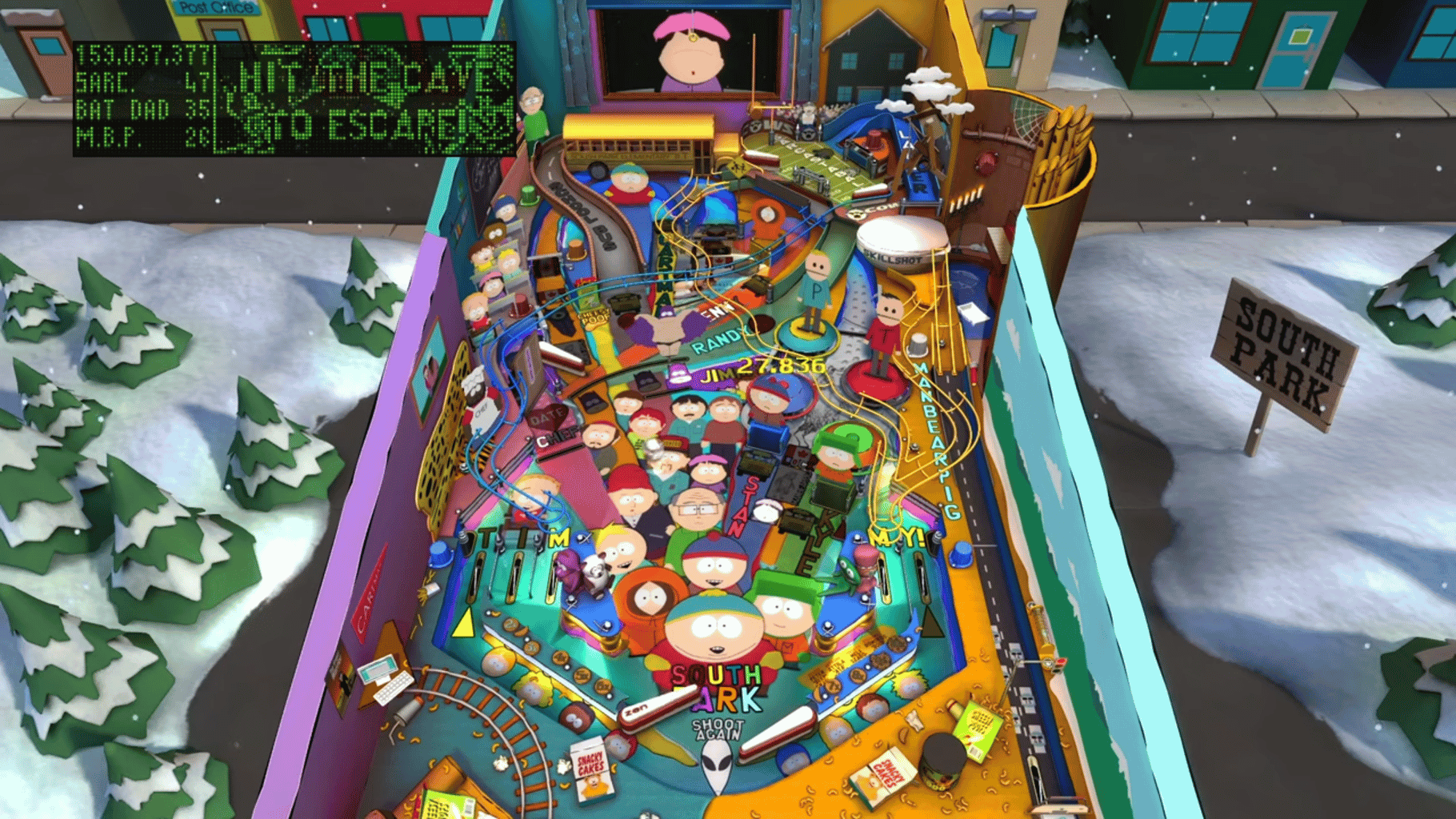 Pinball FX2: South Park screenshot