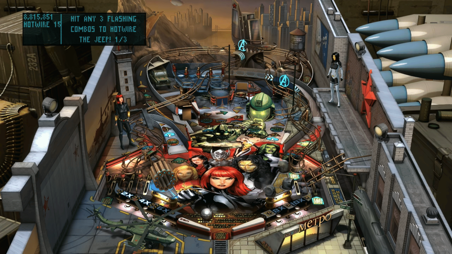 Pinball FX2: Marvel's Women of Power screenshot