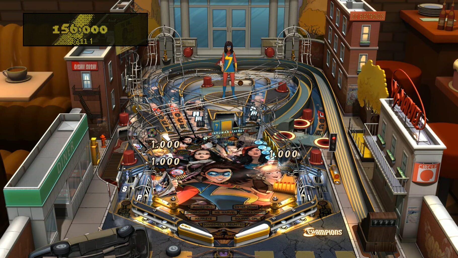 Captura de pantalla - Pinball FX2: Marvel's Women of Power