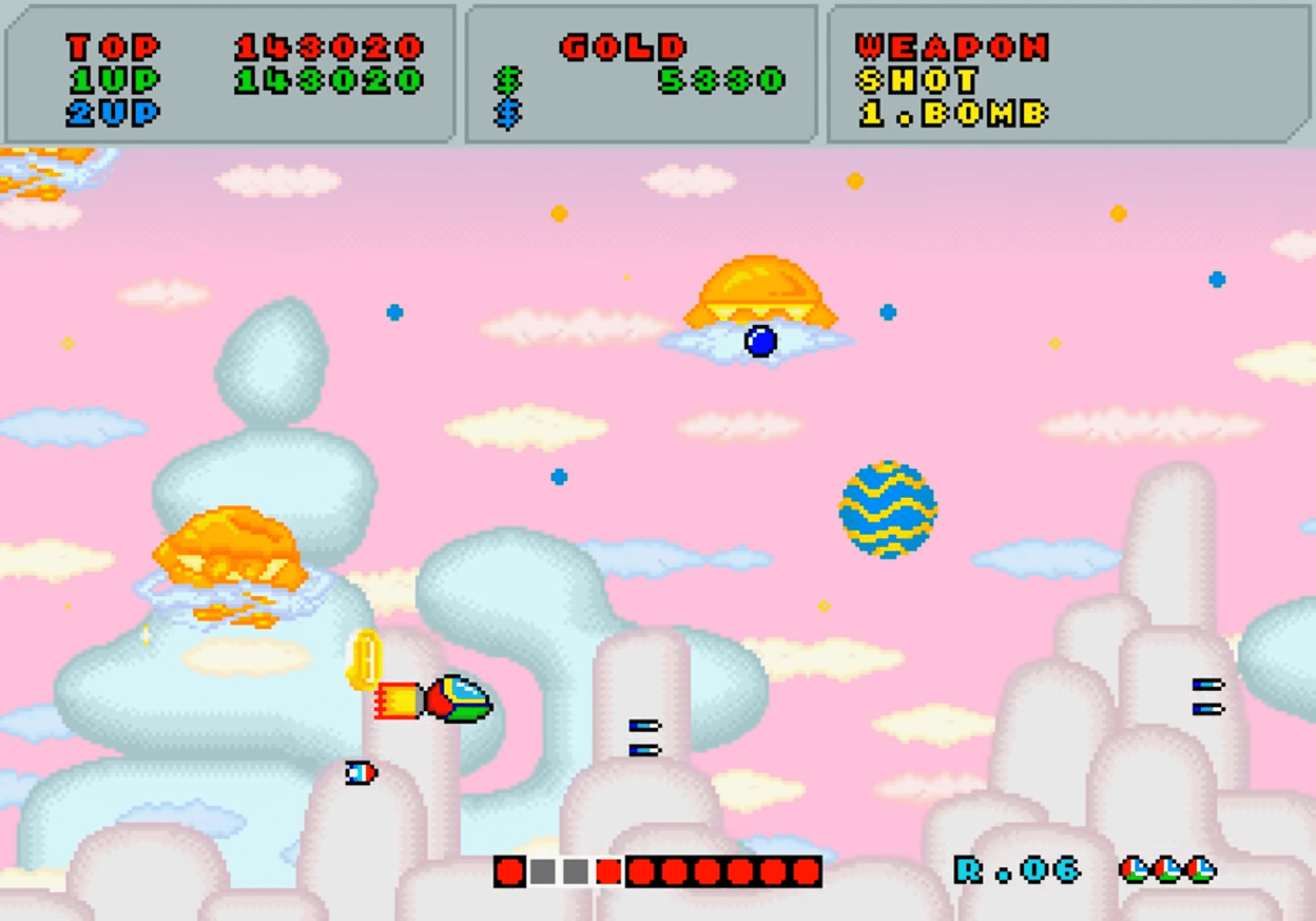 Sega Ages Vol. 6: Fantasy Zone screenshot