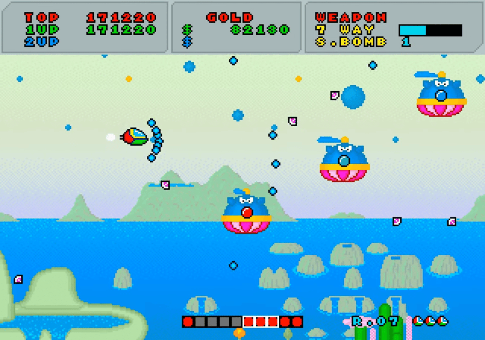 Sega Ages Vol. 6: Fantasy Zone screenshot