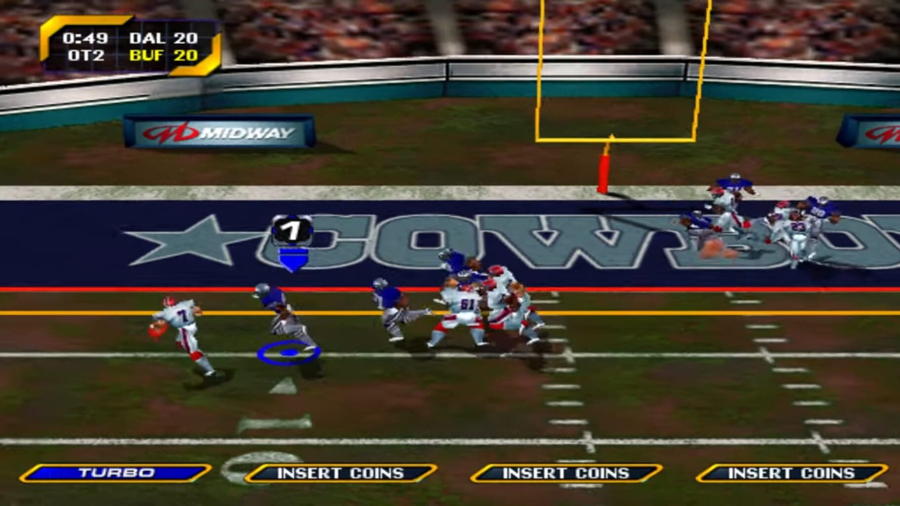 Captura de pantalla - NFL Blitz 2000: Gold Edition