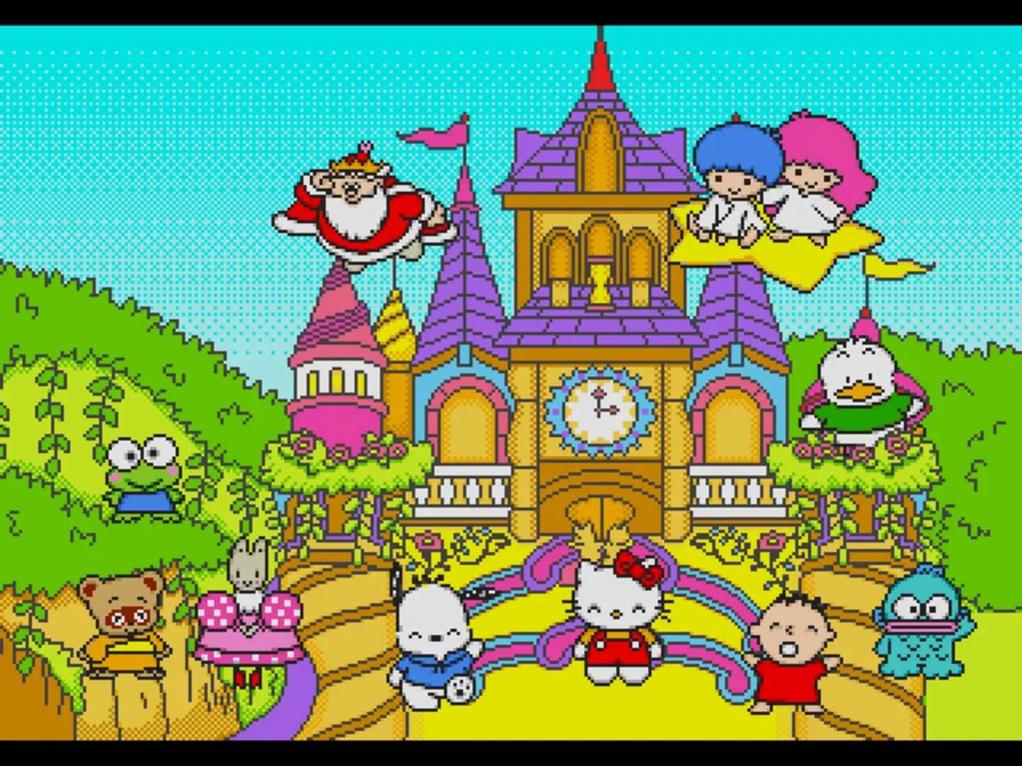 Captura de pantalla - Ai to Yume no Kuni Sanrio Puroland Asobinagara Oboeyou! Hiragana Katakana
