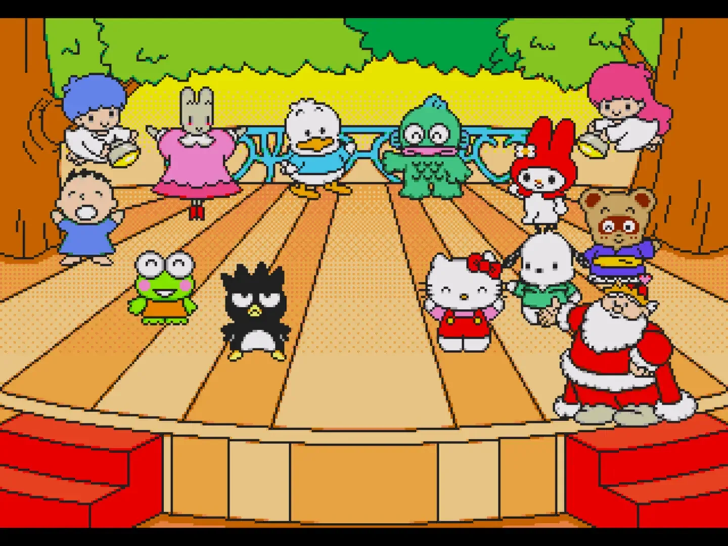 Captura de pantalla - Ai to Yume no Kuni Sanrio Puroland: Chanto Dekirukana? Minna to Tanoshii Oyuugikai