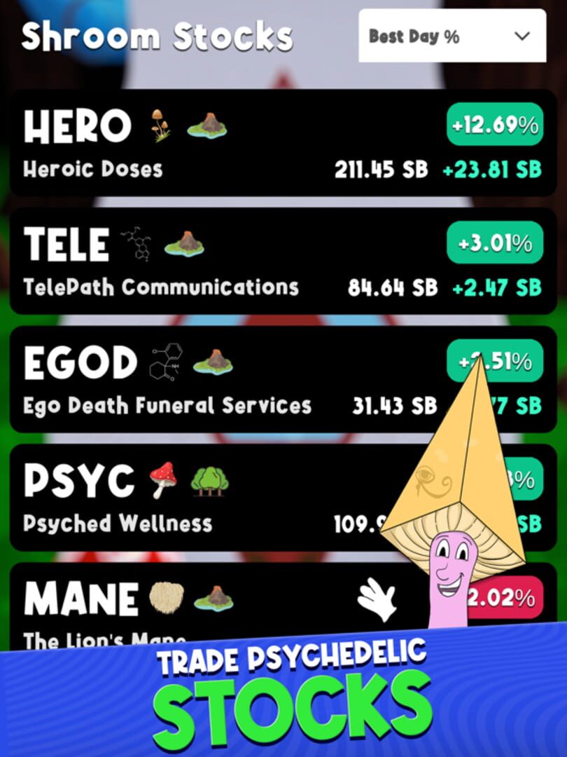 Mush Rush: Stock Market Tycoon - Screenshot