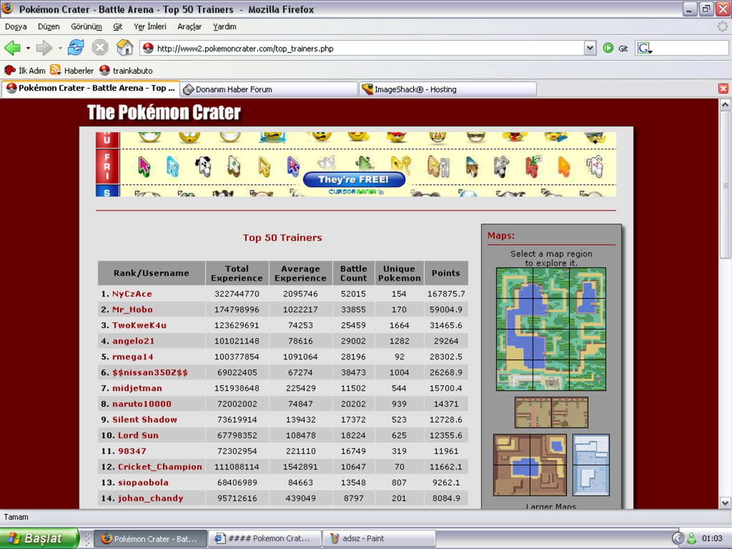 Pokémon Crater