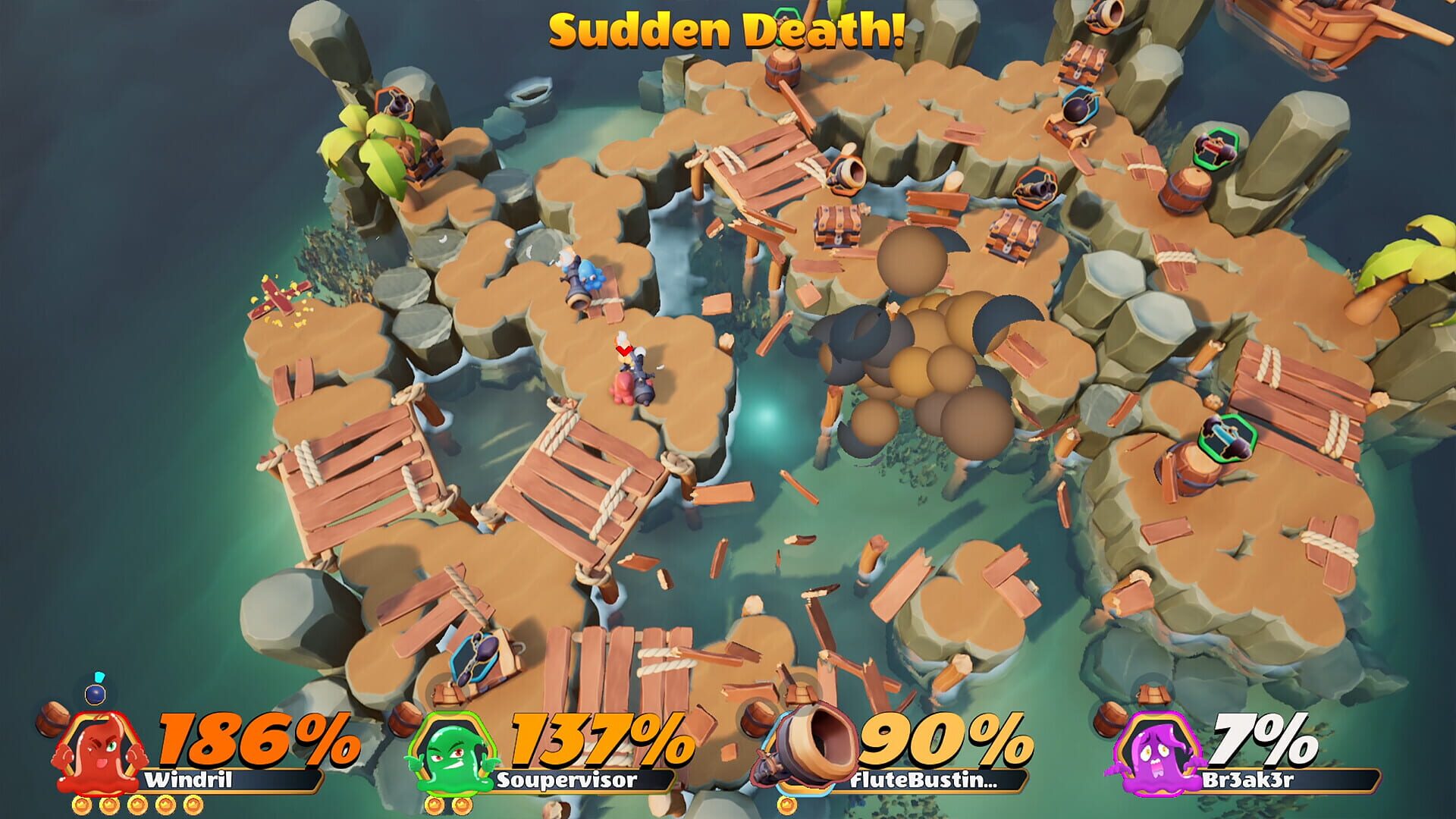 Slimes: Cannon Combat - Screenshot