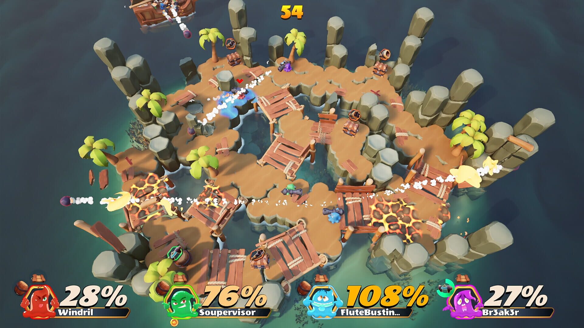 Slimes: Cannon Combat - Screenshot