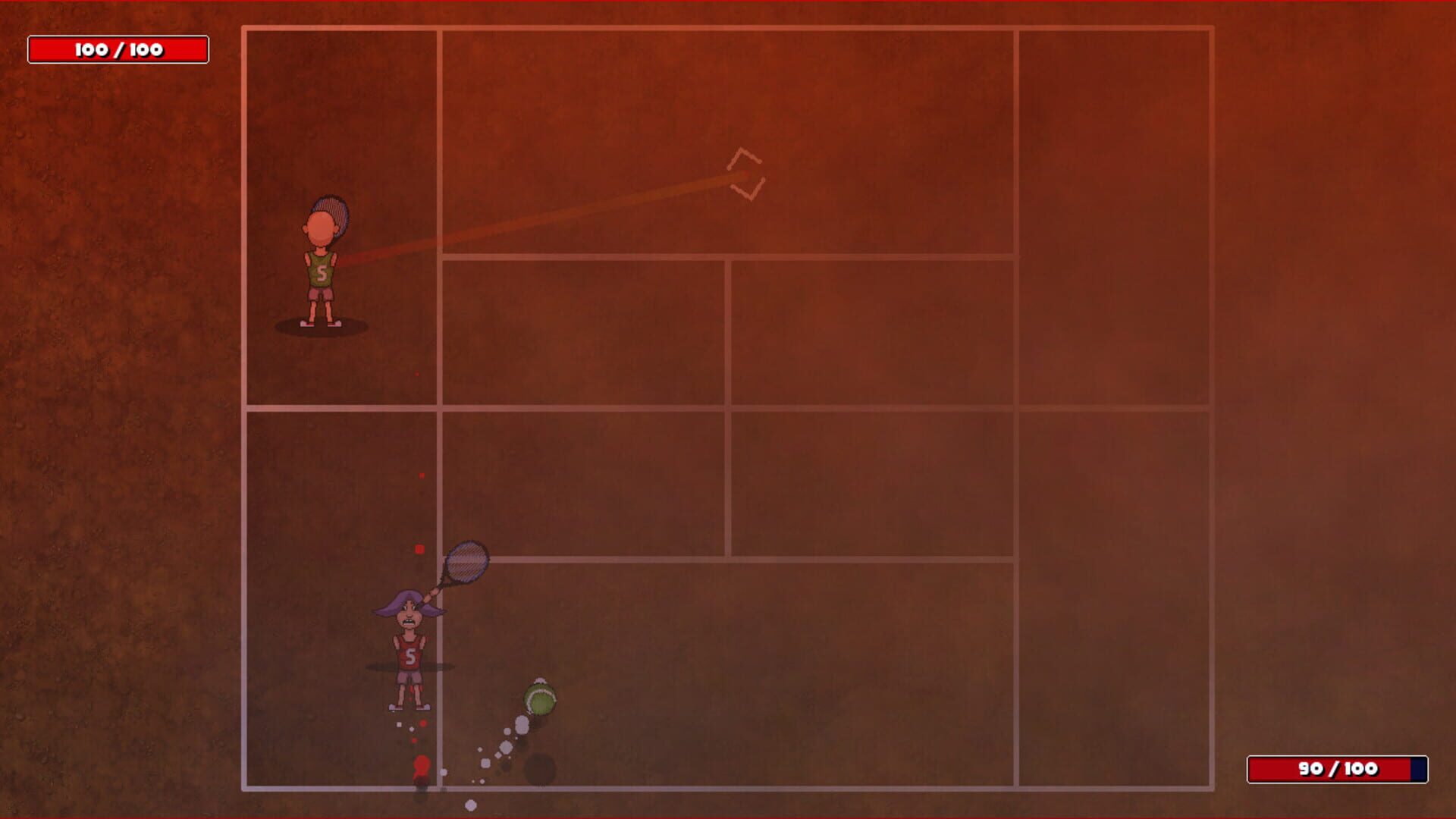 Tennis In Hell - Screenshot