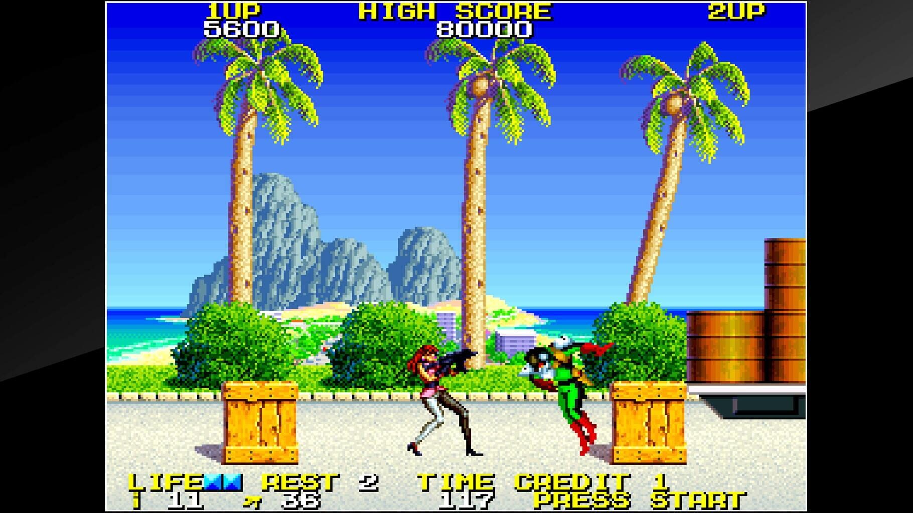 Captura de pantalla - Arcade Archives: Rolling Thunder 2