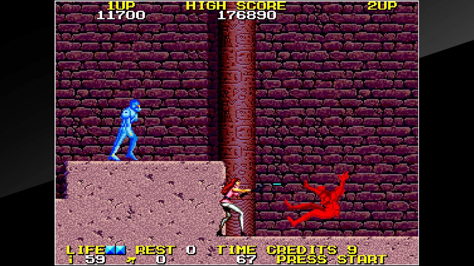 Captura de pantalla - Arcade Archives: Rolling Thunder 2