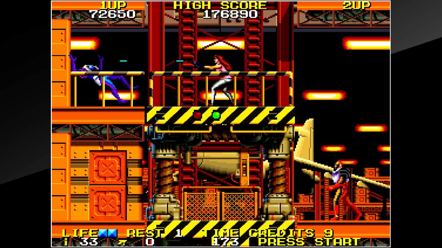 Captura de pantalla - Arcade Archives: Rolling Thunder 2