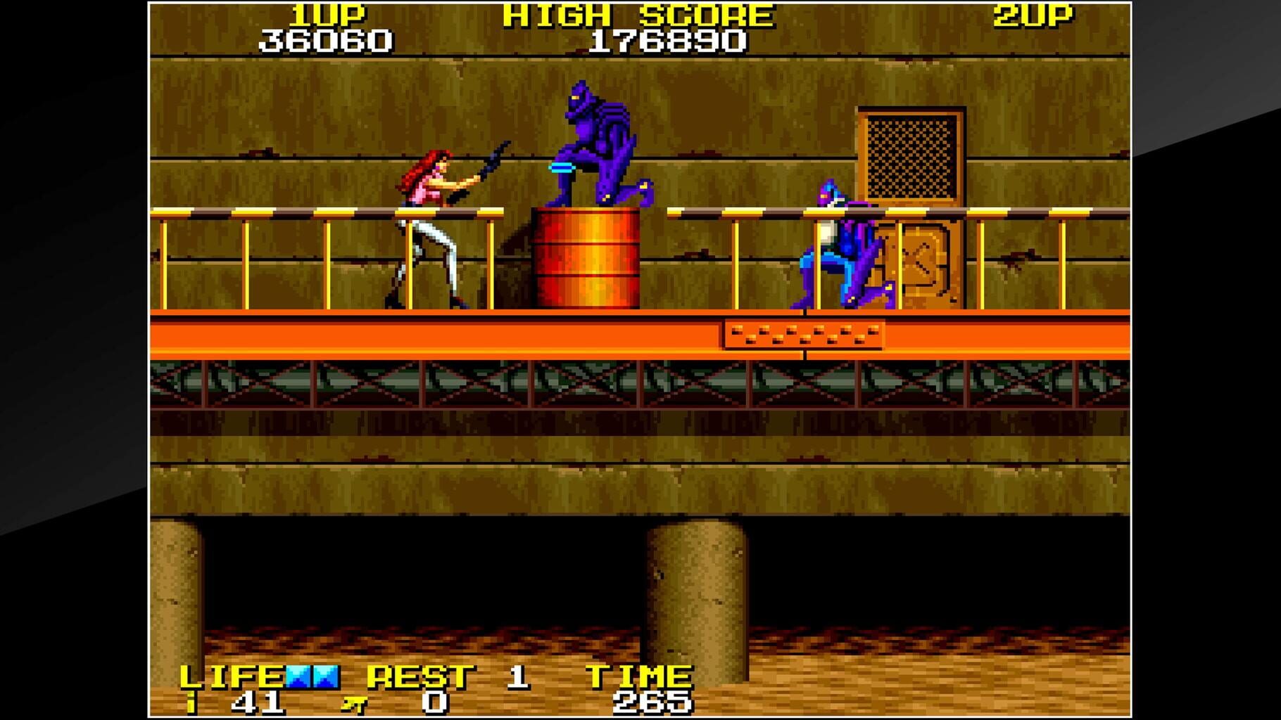 Captura de pantalla - Arcade Archives: Rolling Thunder 2