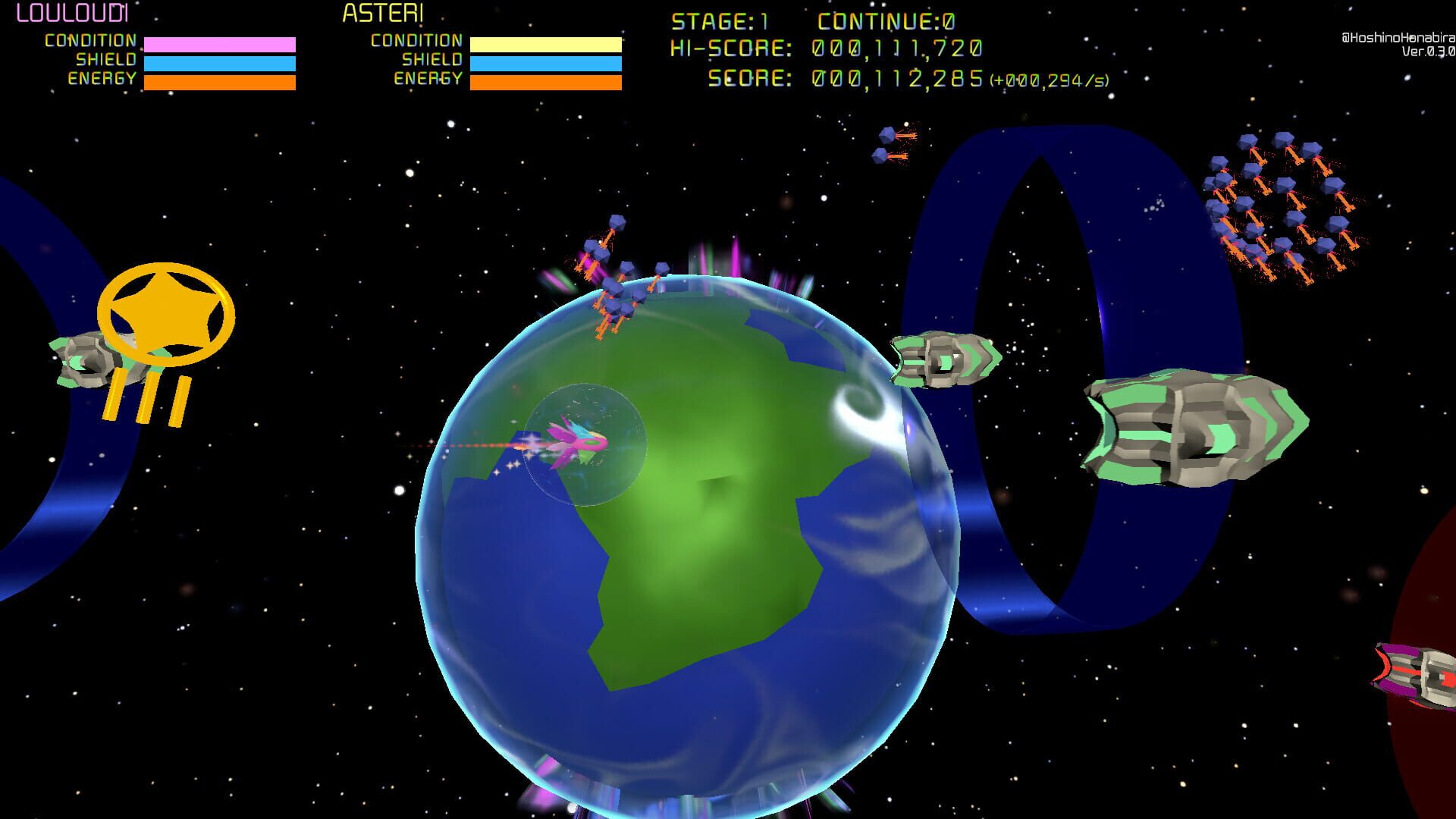 Louloudi Asteri: Save the Solar System - Screenshot