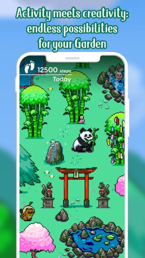 Pixsteps: Gamified Pedometer - Screenshot