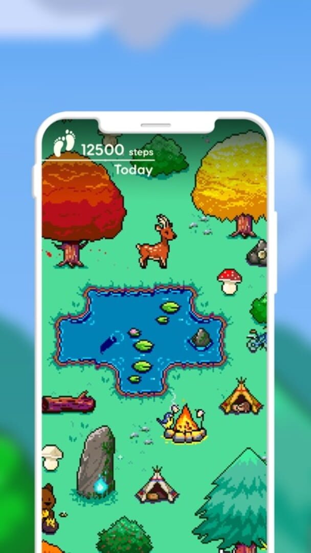 Pixsteps: Gamified Pedometer - Screenshot