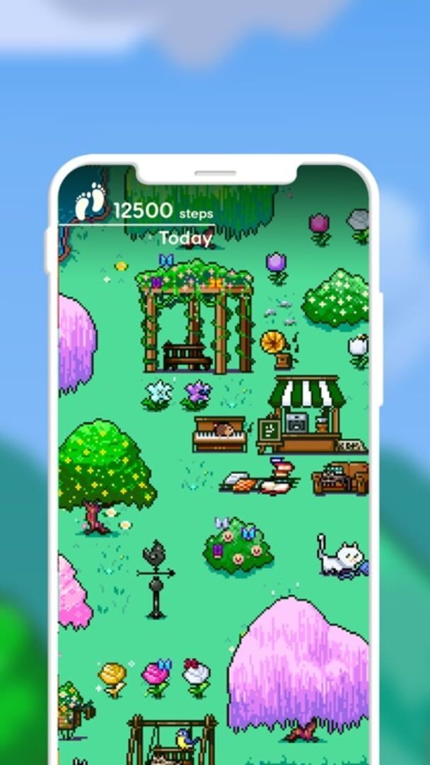 Pixsteps: Gamified Pedometer - Screenshot