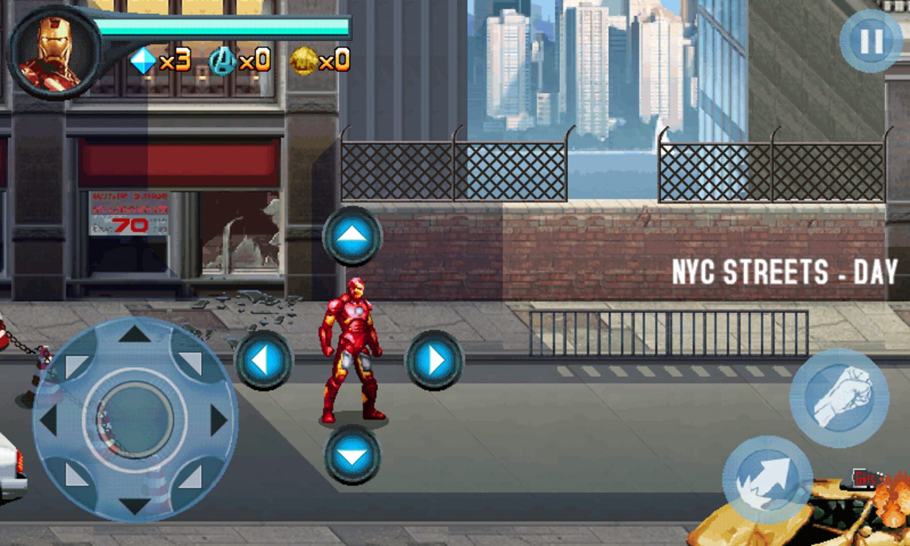 Captura de pantalla - The Avengers: The Mobile Game