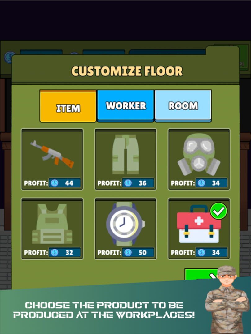 Idle Military Factory Tycoon - Screenshot