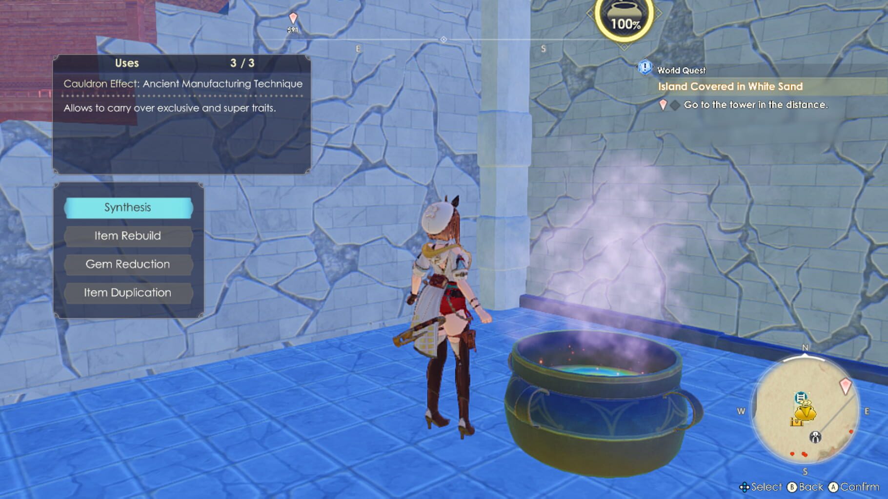 Captura de pantalla - Atelier Ryza 3: Alchemist of the End & the Secret Key - Additional Area 