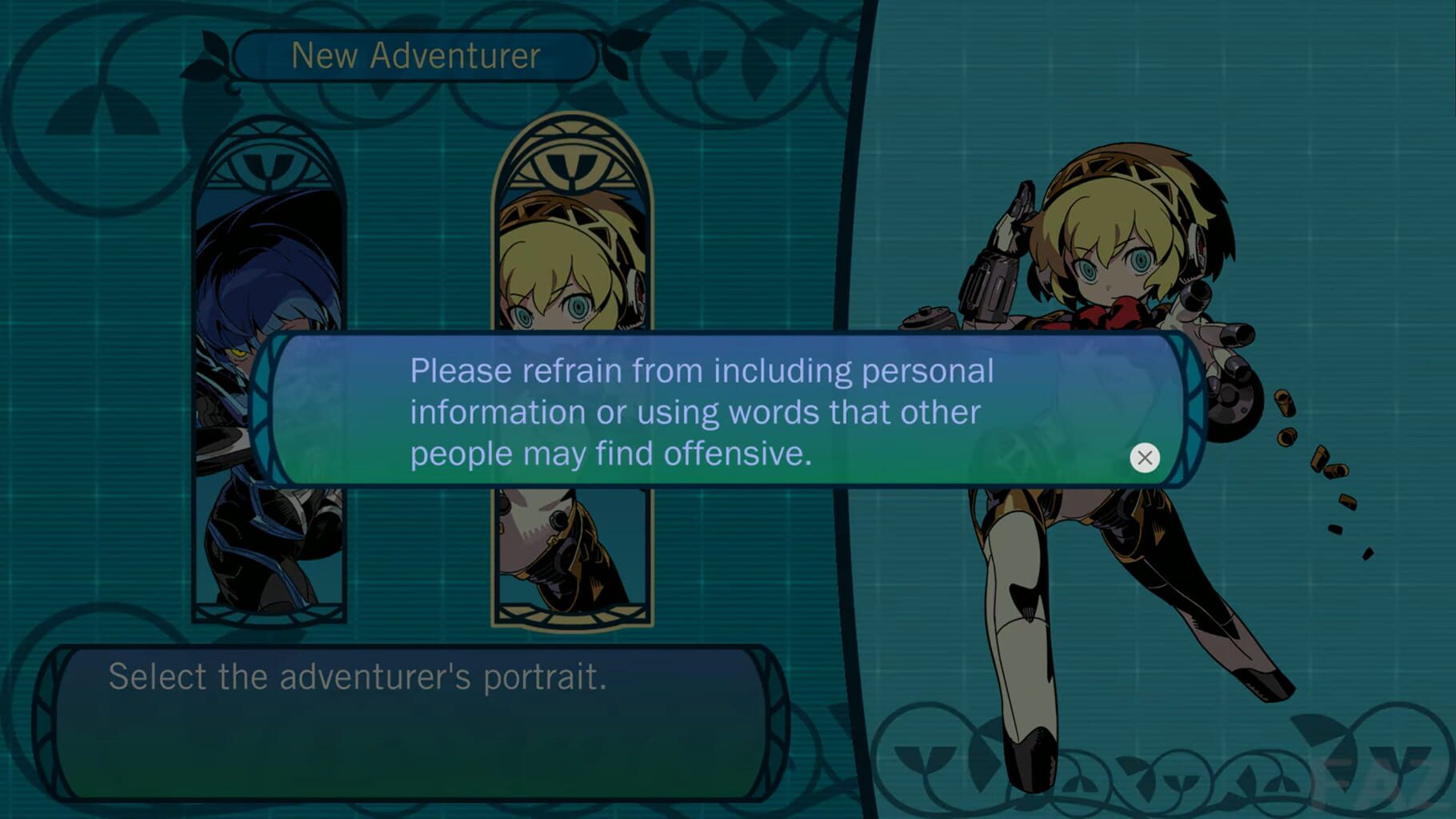 Captura de pantalla - Etrian Odyssey III HD Character Set DLC