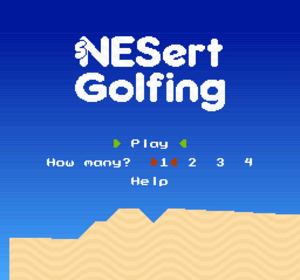 NESert Golfing