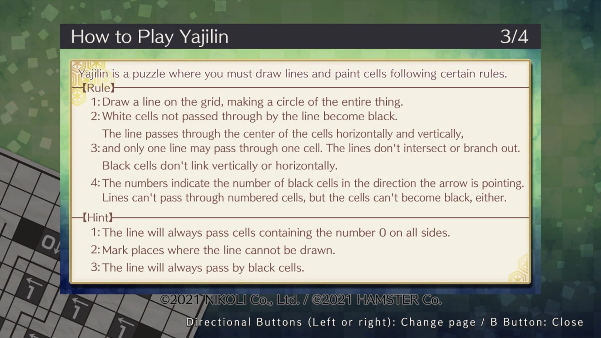 Puzzle by Nikoli S: Yajilin - Screenshot