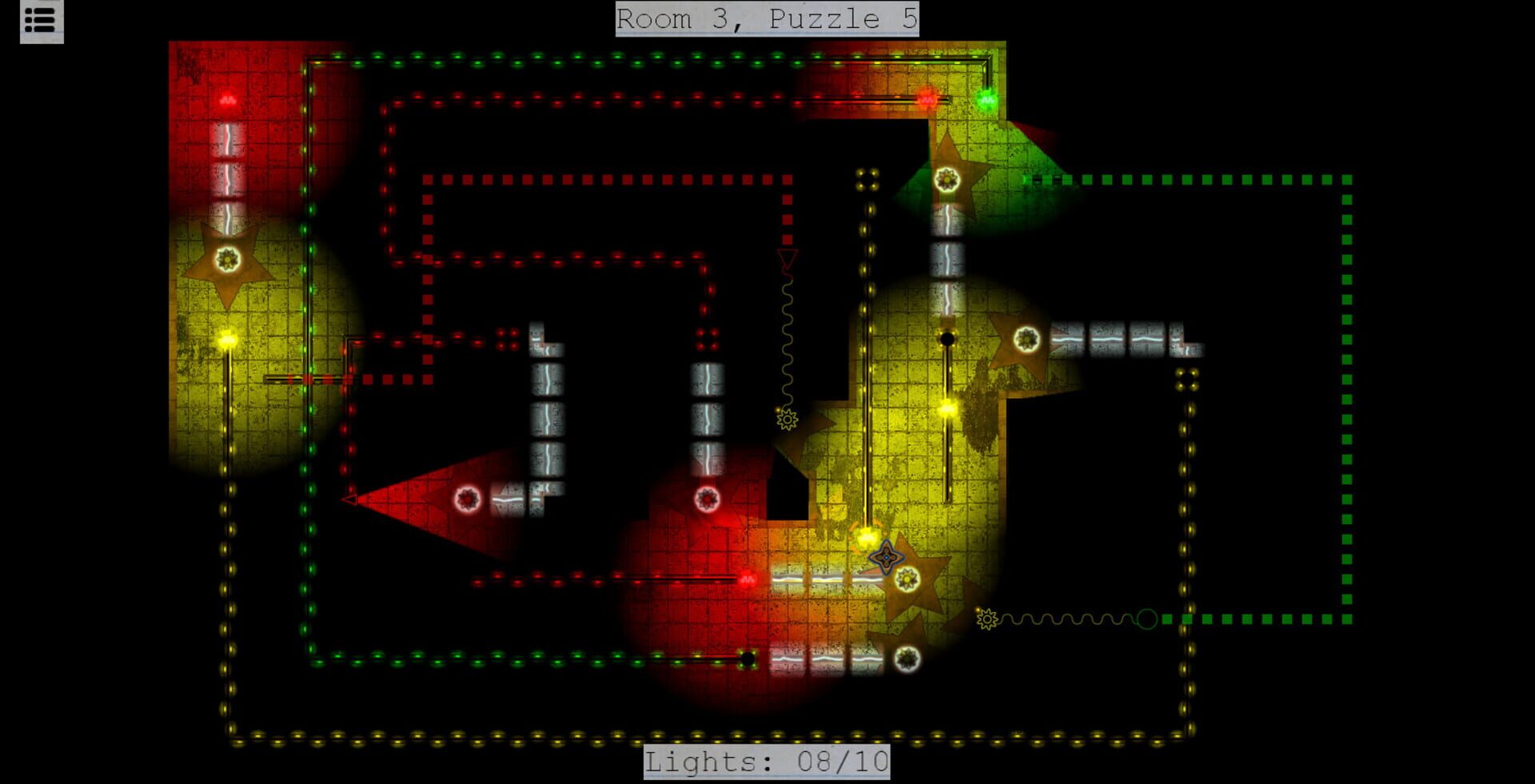 Tesla's Puzzles of Lights - Screenshot