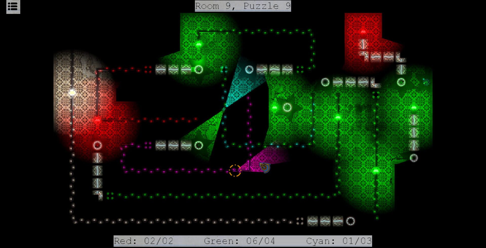 Tesla's Puzzles of Lights - Screenshot