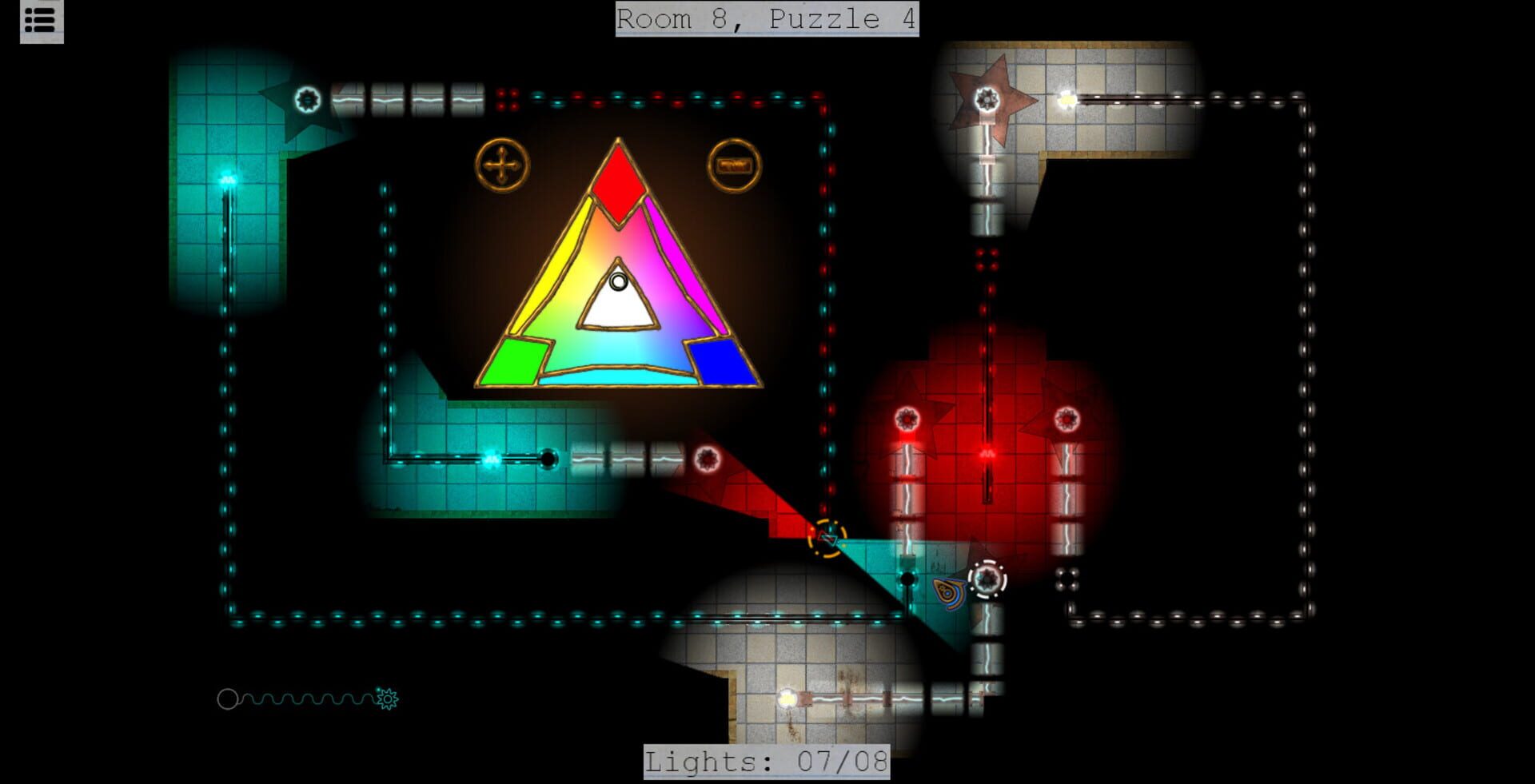 Tesla's Puzzles of Lights - Screenshot