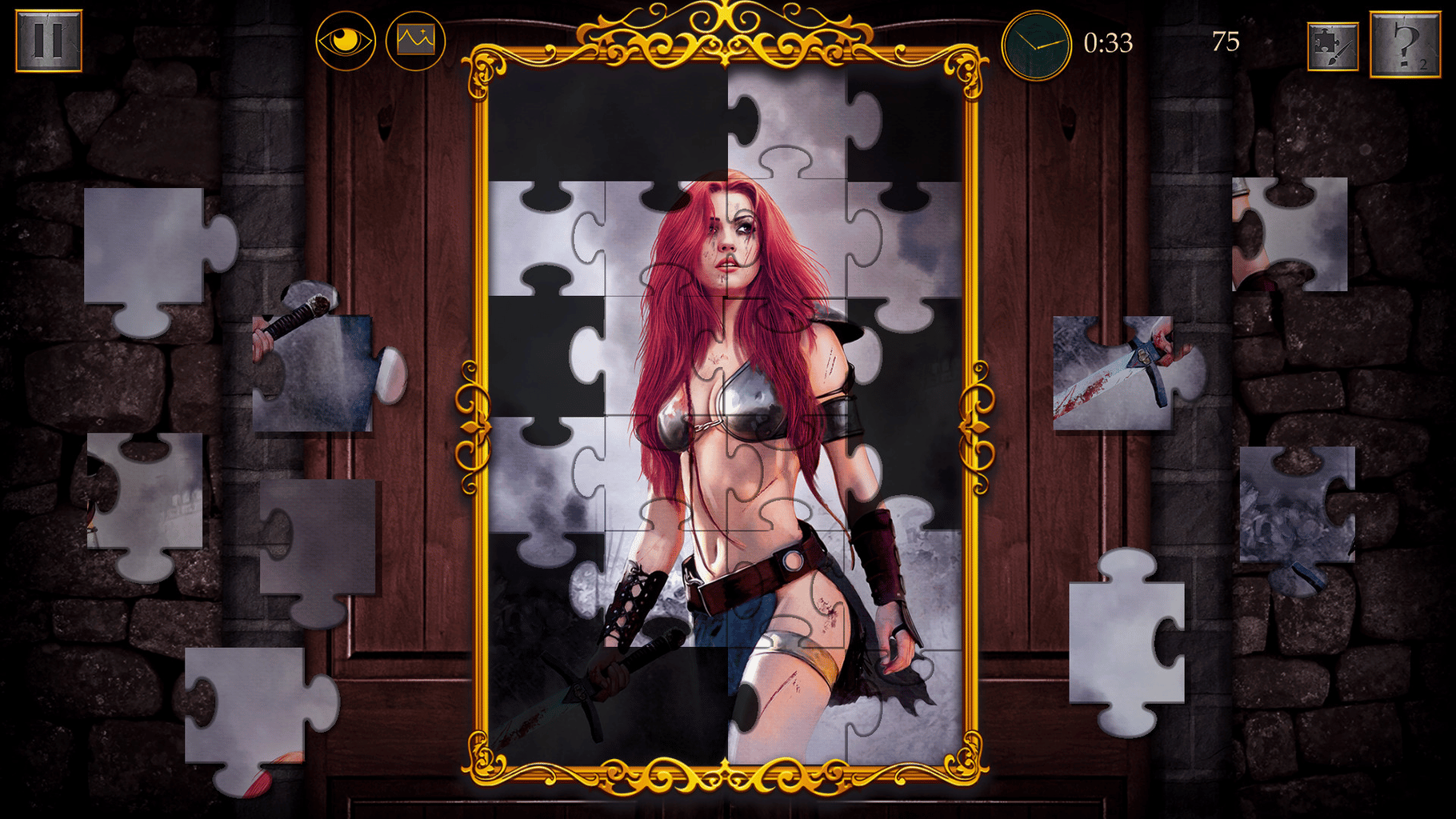 Dark Fantasy: Epic Jigsaw Puzzle screenshot