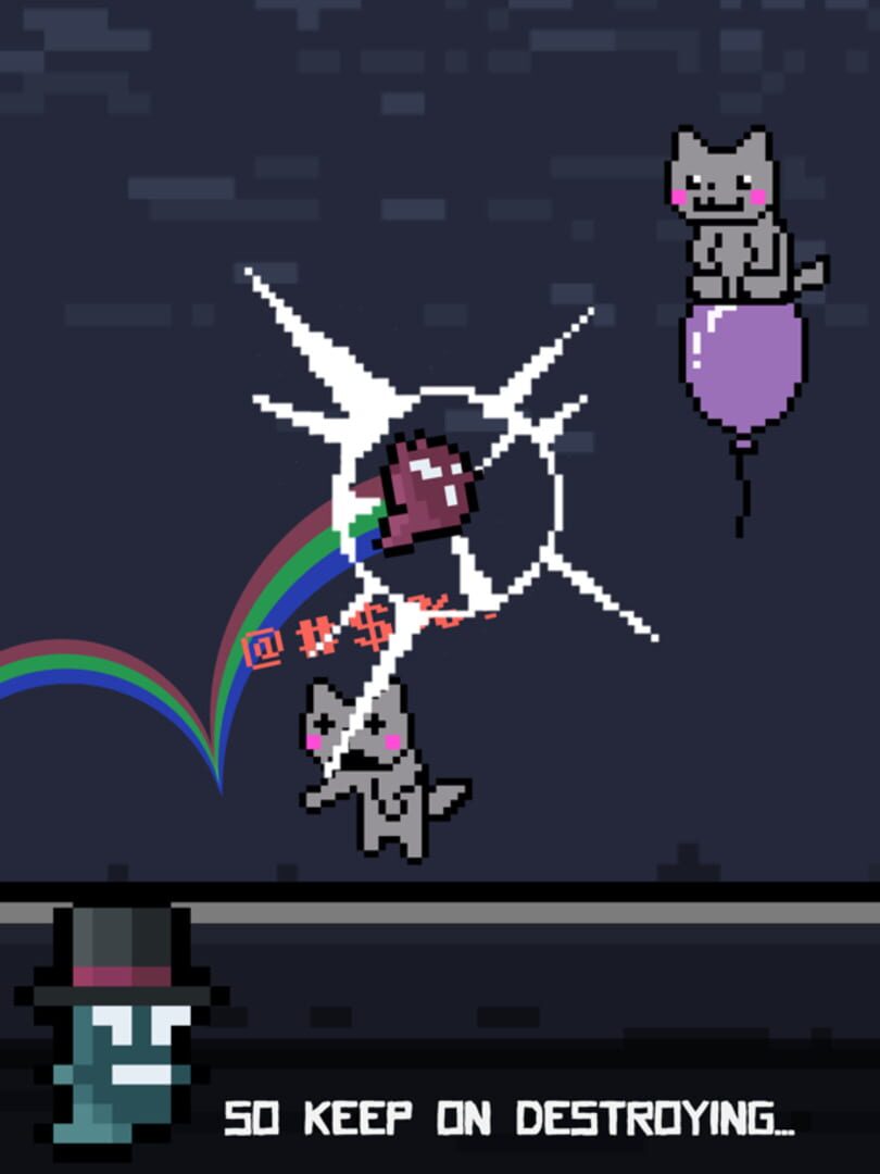 Break the Balloons: Ghost Town - Screenshot
