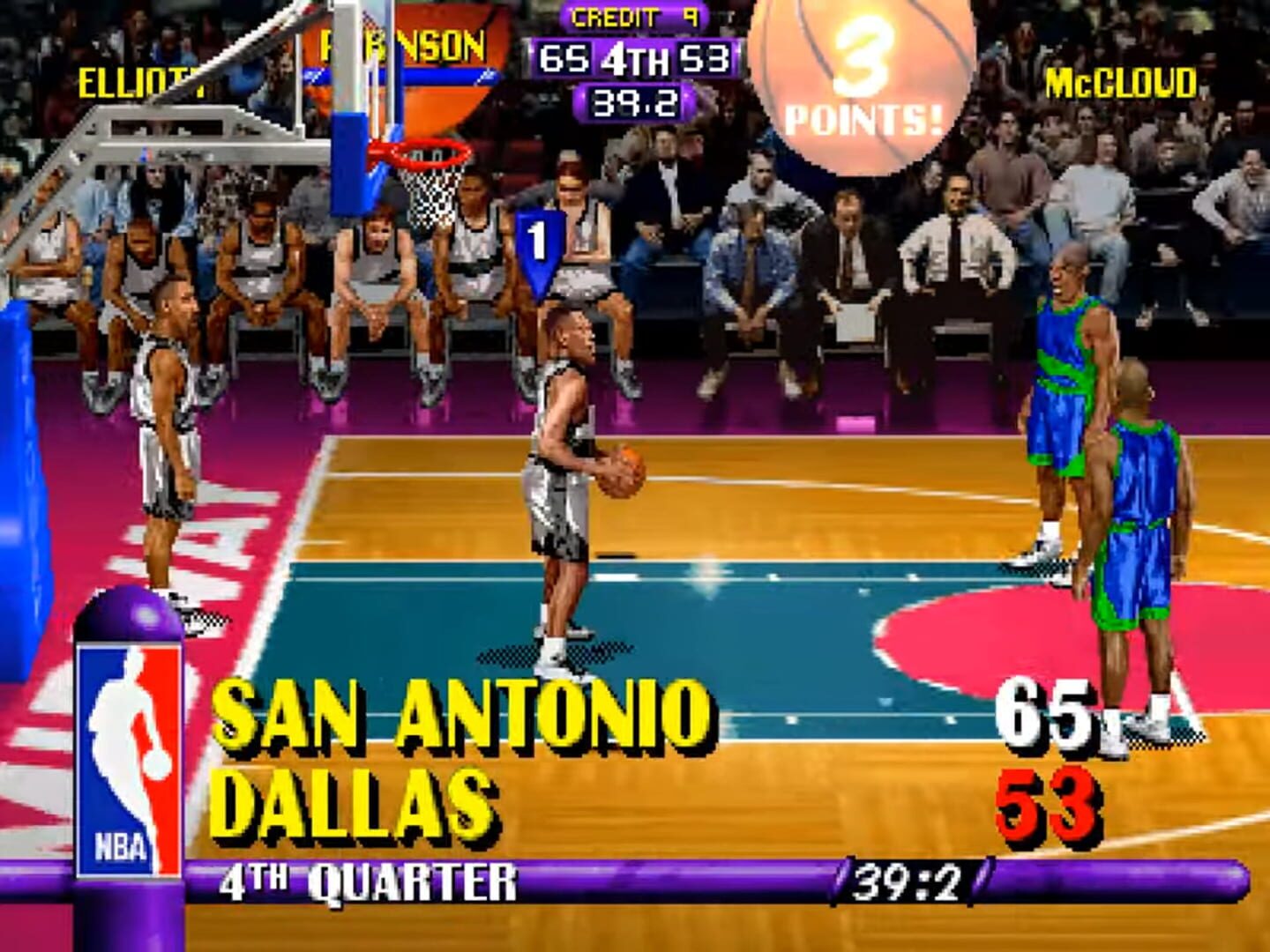Captura de pantalla - NBA Hangtime