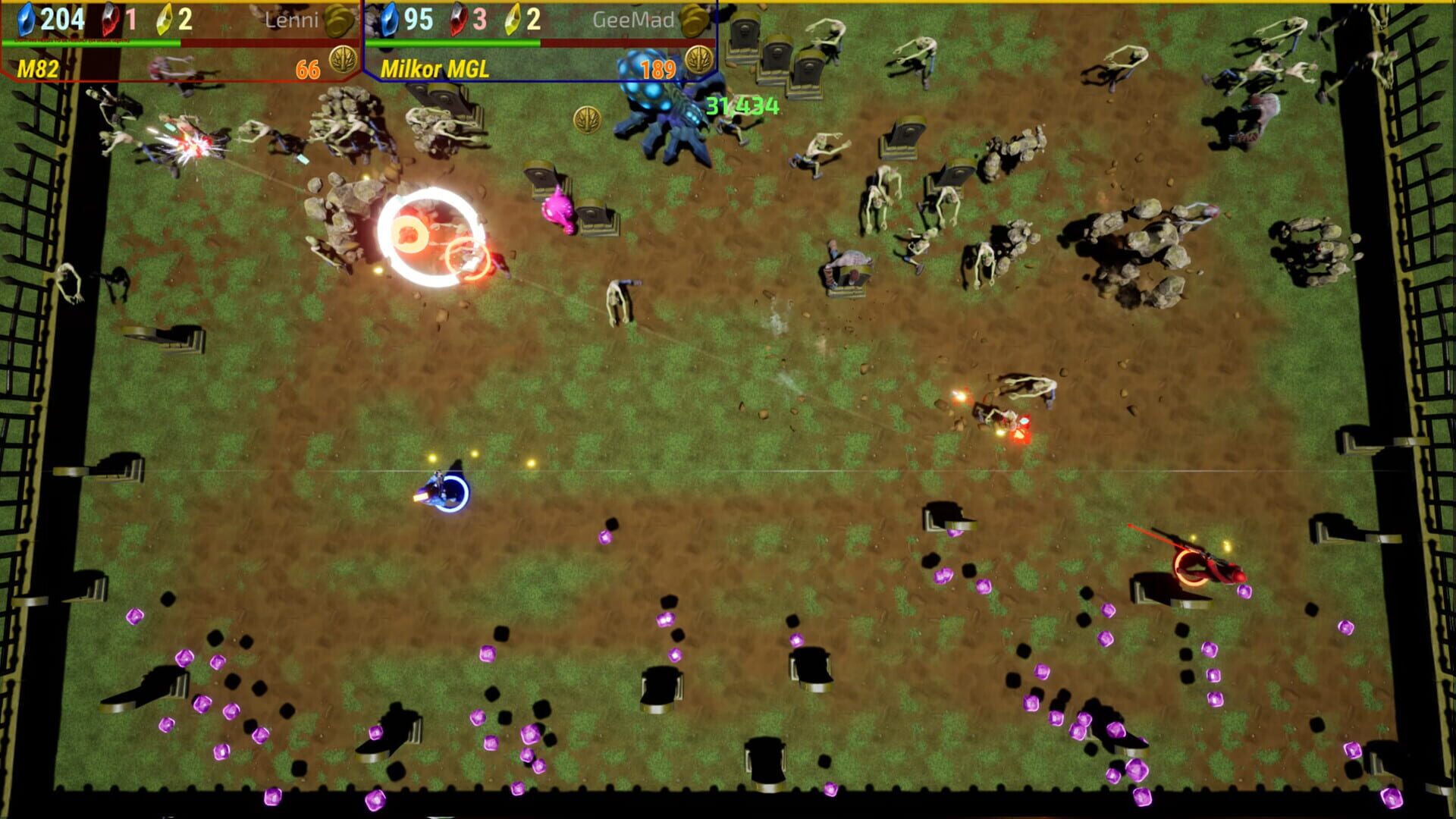 Zombiepede - Screenshot