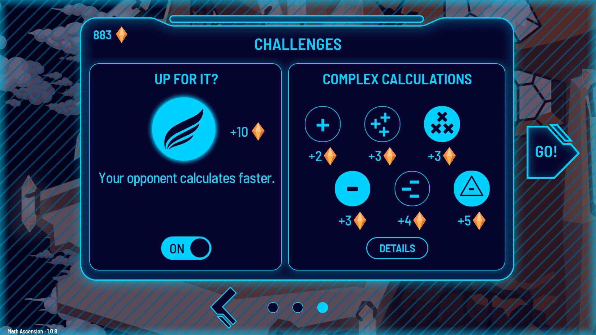 Math Ascension - Screenshot