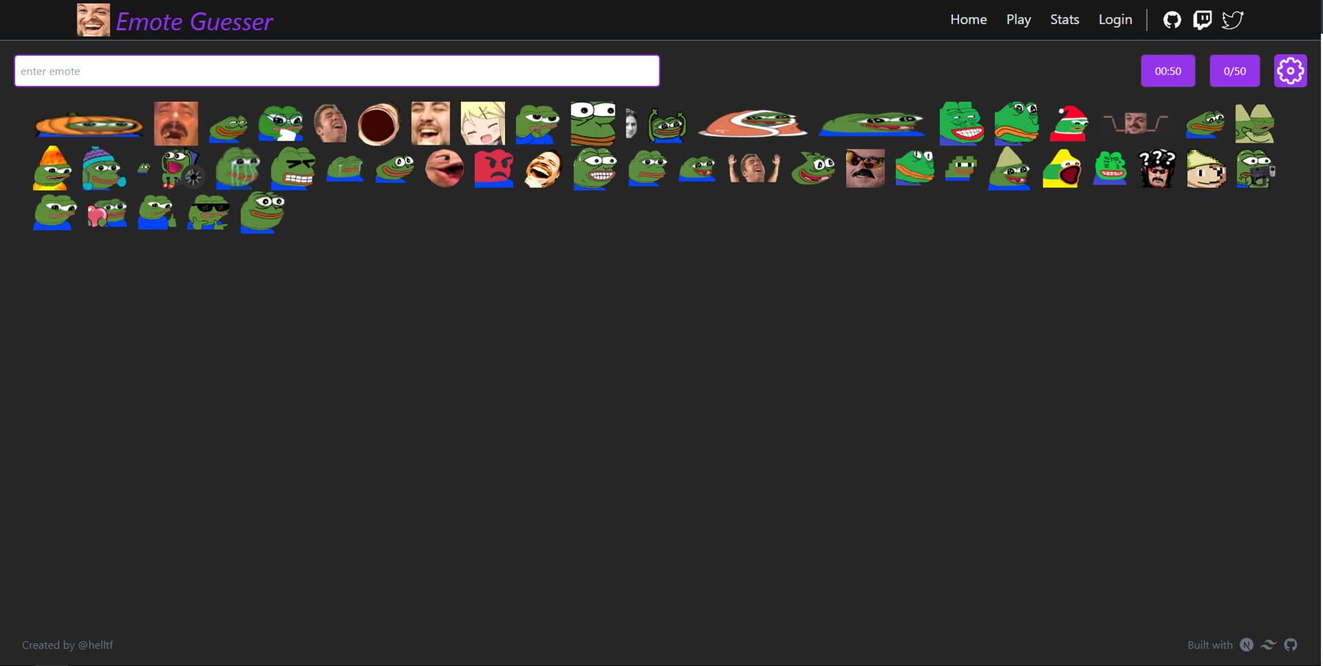 Emote Guesser - Screenshot