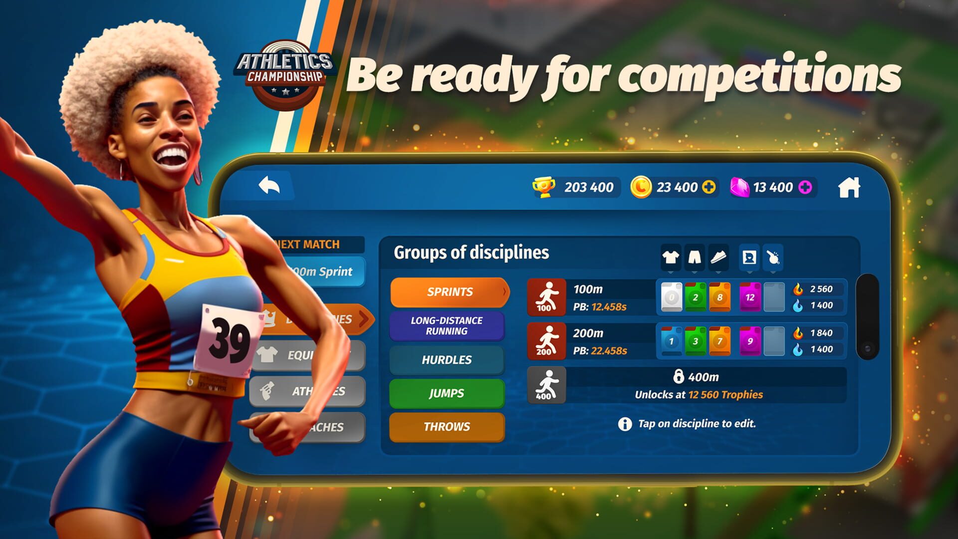 Athletics Championship - Screenshot
