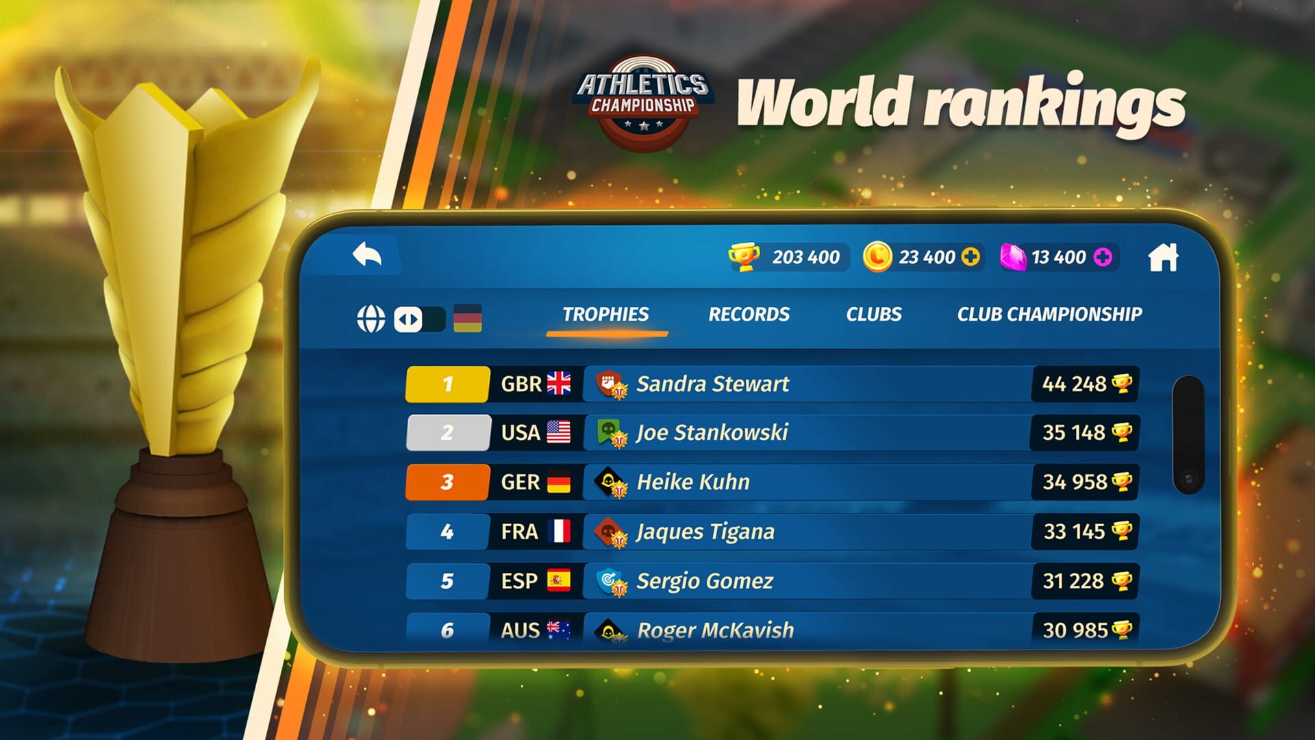 Athletics Championship - Screenshot