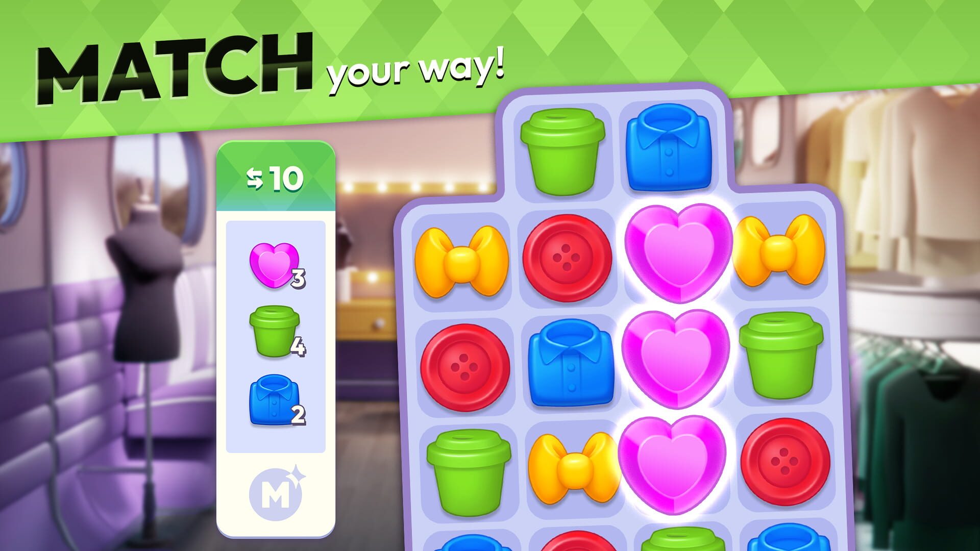 Makeover Match - Screenshot