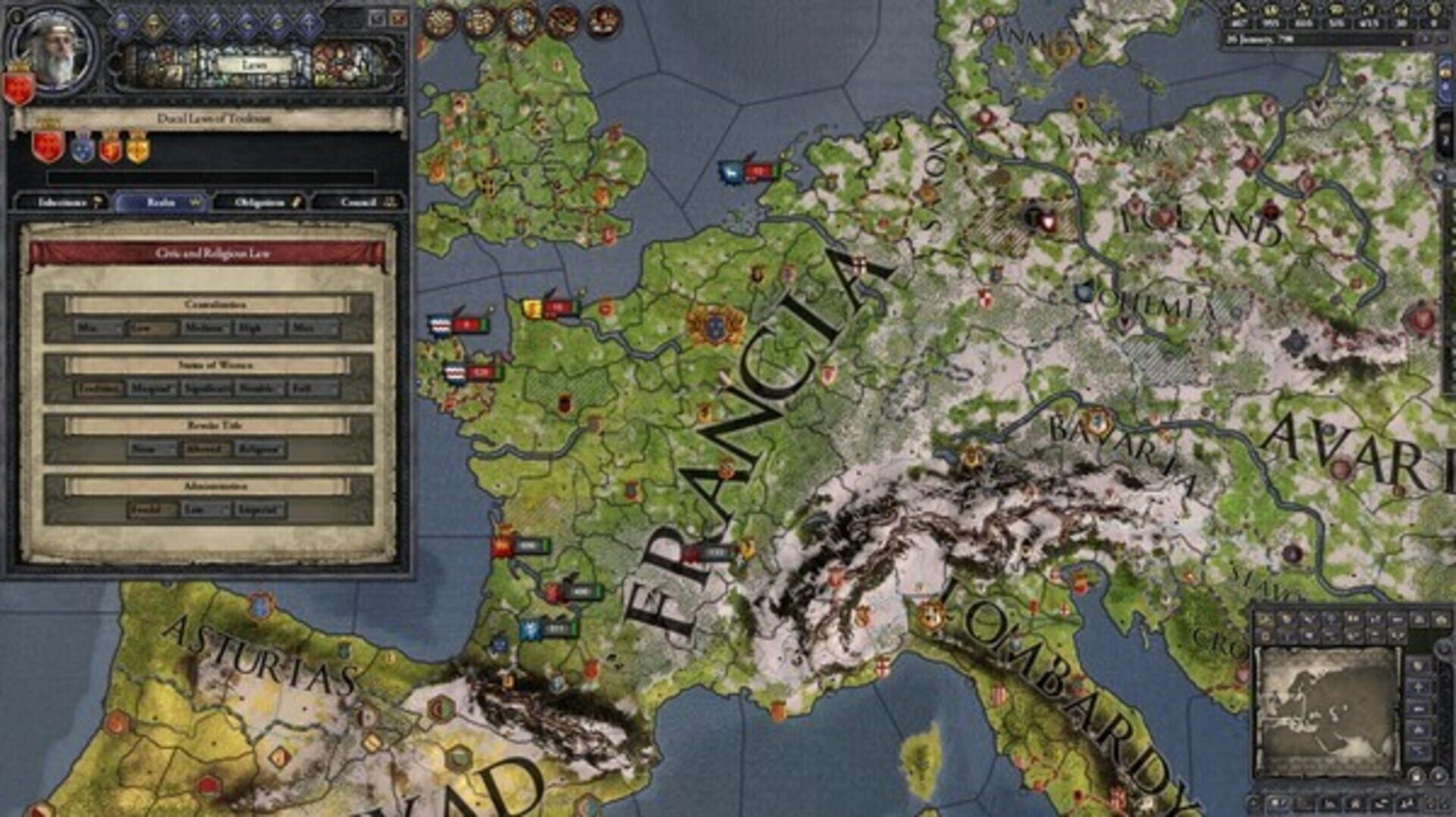 Crusader Kings II: Imperial Collection - Screenshot