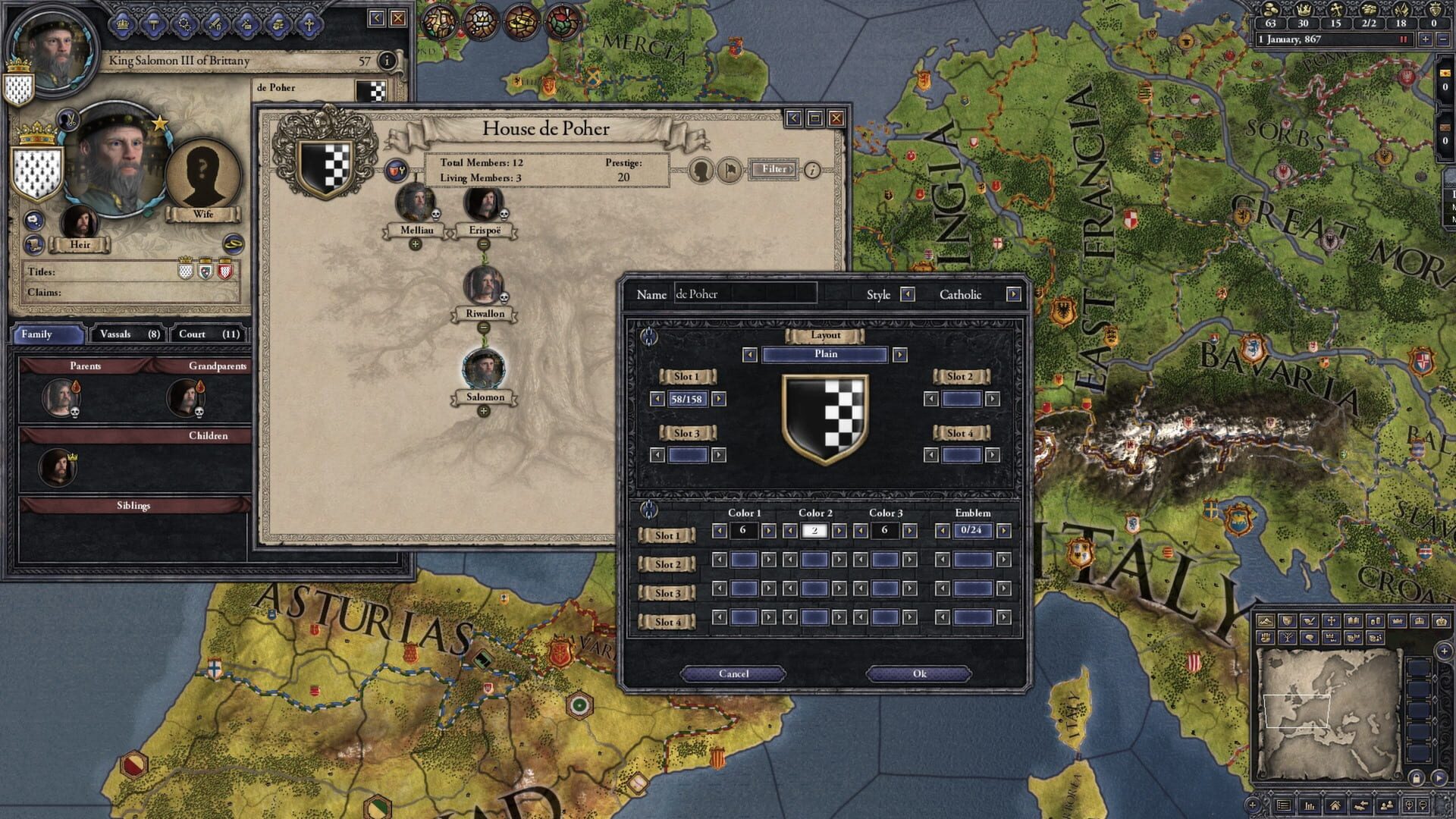 Crusader Kings II: Customization Pack - Screenshot