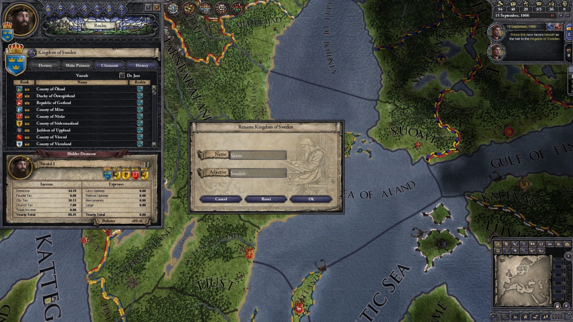 Crusader Kings II: Customization Pack - Screenshot