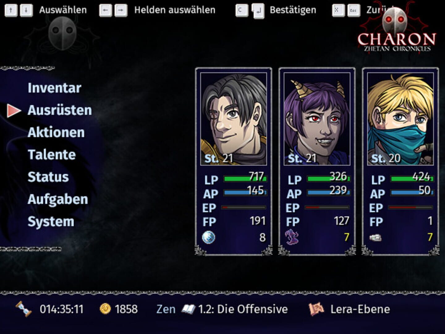 Charon: Zhetan Chronicles - Screenshot