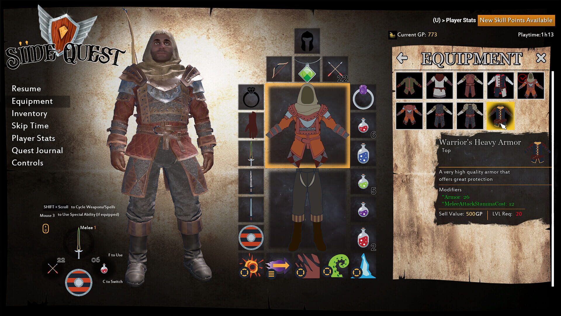 SiideQuest - Screenshot