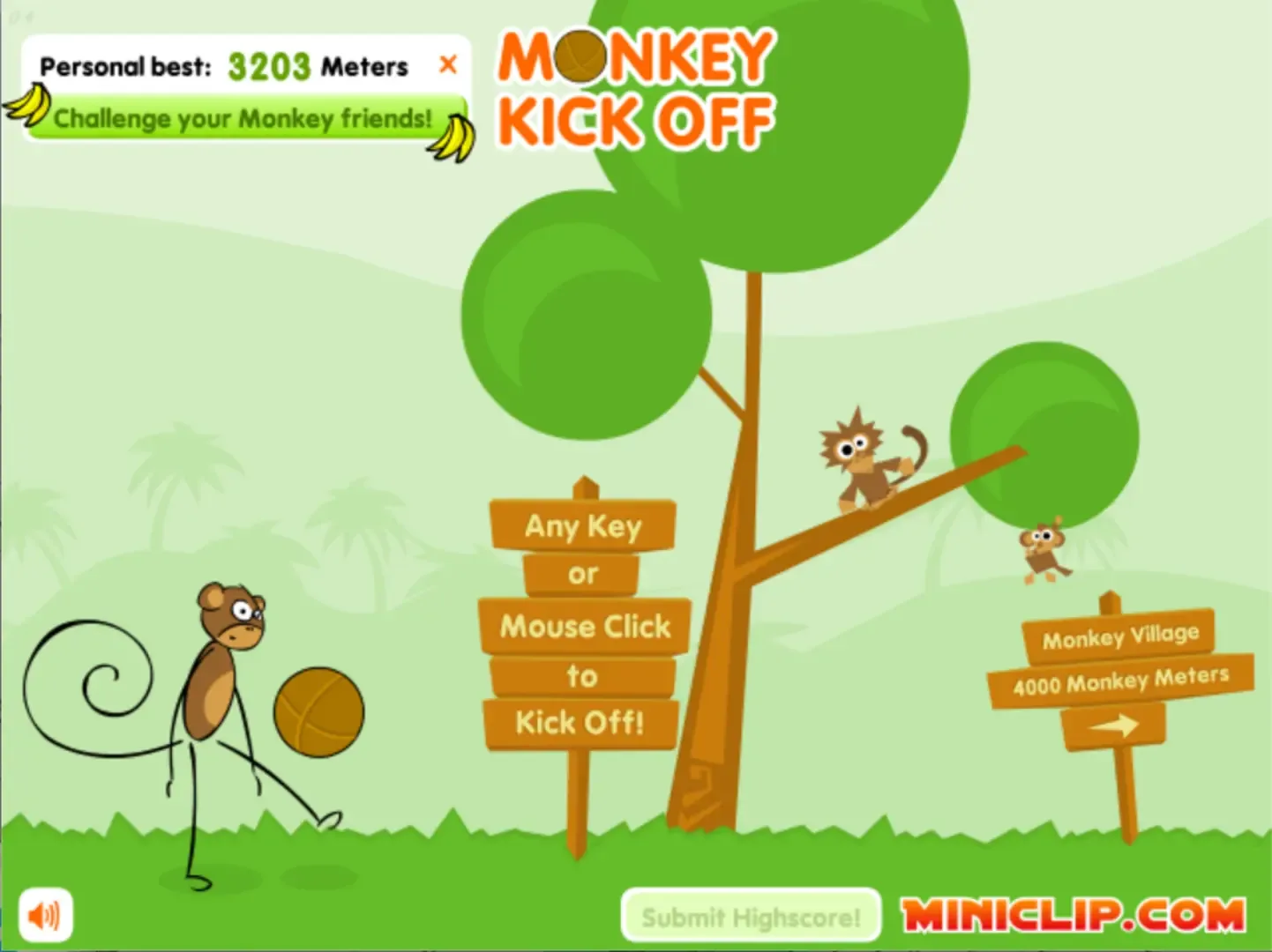 Captura de pantalla - Monkey Kick Off